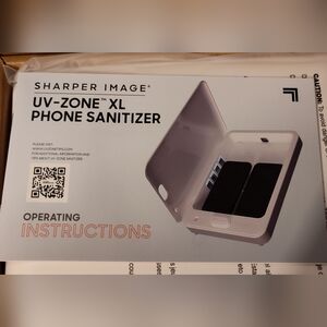 NWT!! Sharper Imagine UV-Zone XL Phone Sanitizer